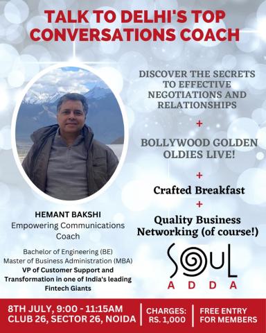 Talk To Delhi's Top Conversations Coach